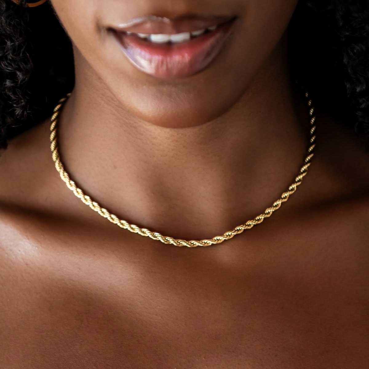 Gold Twist Necklace