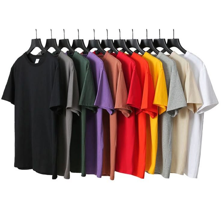 Plain Cotton Essential Round Neck T-Shirts
