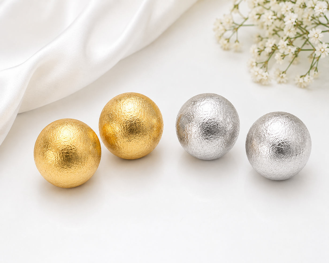 Classic Chunky Ball Clip-On Earrings