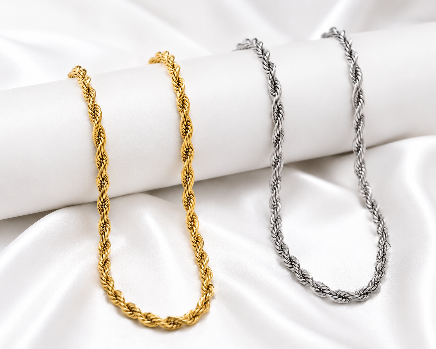 Classic Stainless Steel Twist Chain